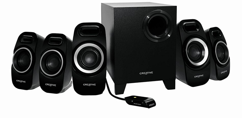 Creative Inspire T6300 5.1 Multimedia Speaker System N2