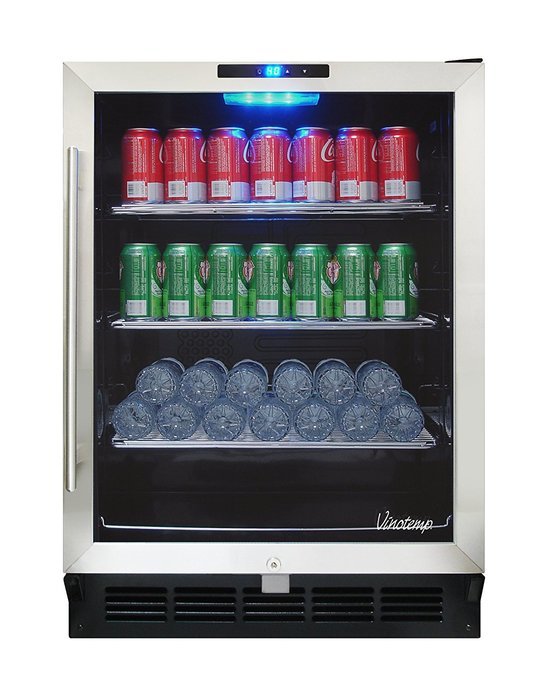 Vinotemp VT-BC58SB10 Series Beverage Refrigerator, Black N2