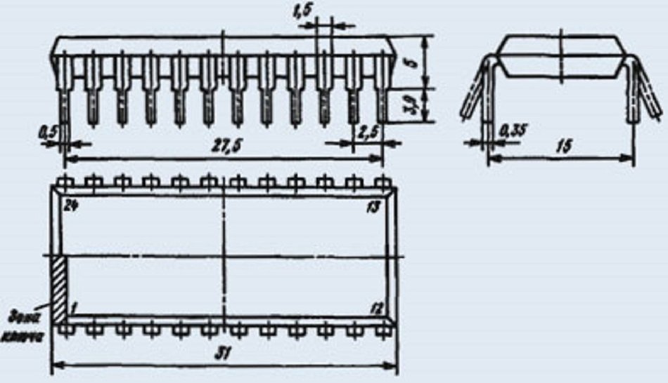 IC / Microchip KR1005HA4 analogue AN6310 USSR 15 pcs N2