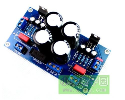 LM1875T Stereo Audio Amplifier board Finished Board Filter Dual AC 12V~16V N4