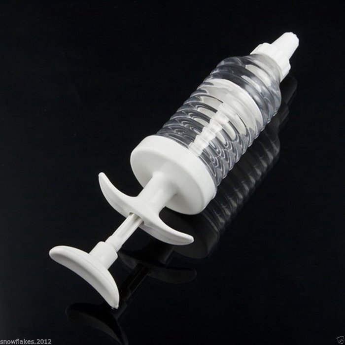 Cake Decorating Decorator With 8 Tips Nozzles Icing Syringe Piping Set Tool Kit
