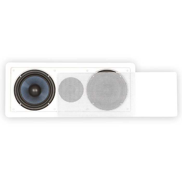 Blue Octave BDLCR6 In Wall Dual 6.5" Woofers 3 Way Kevlar Speakers 2800 Watts New 8 Speaker Set BDLCR6-8S N2