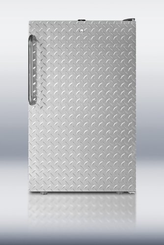 Summit FS408BLBI7DPL: Commercially listed 20" wide built-in undercounter all-freezer, -20(degree) C capable with...