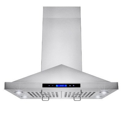 Golden Vantage 29.5'' 400 CFM Convertible Island Range Hood N3