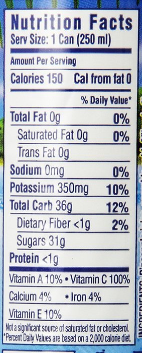 Dole Pineapple Juice, Not From Concentrate, 8.4 oz. 24 Count N4