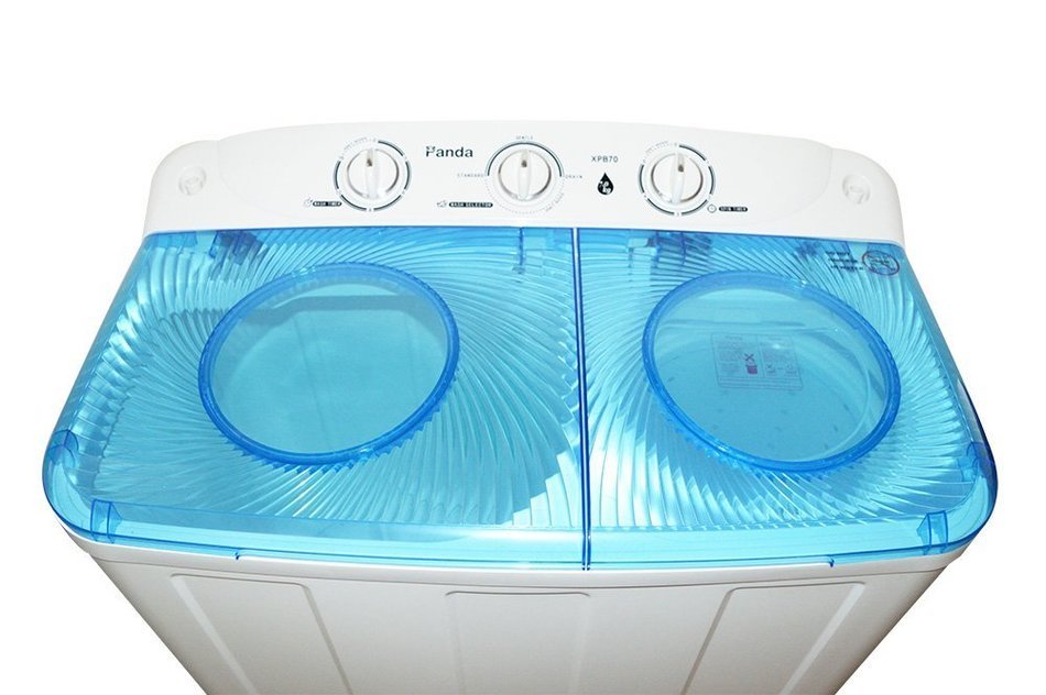 Panda Small Compact Portable Washing Machine (19 lbs Capacity) with Spin Cycle PAN719SG- Largest Size, Built in... N13