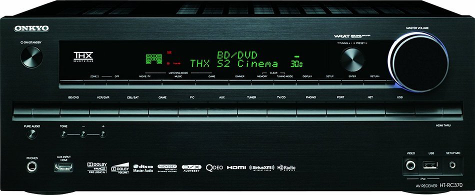Onkyo HT-RC370 7.2-Channel THX Certified Network Audio/Video Receiver (Black) (Discontinued by Manufacturer) N4