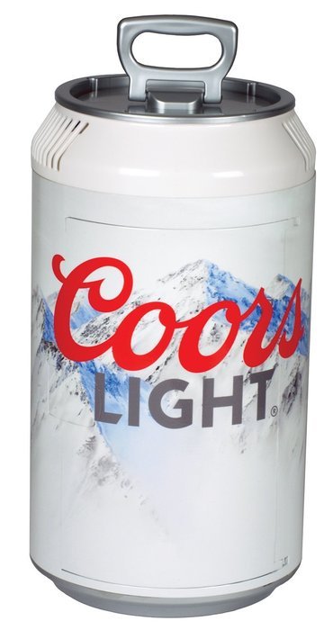 Koolatron CL06 Coors Light Mini Can Fridge, White