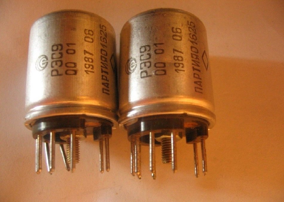 Relay RES-9 00.01 30mA 27V USSR 3 pcs