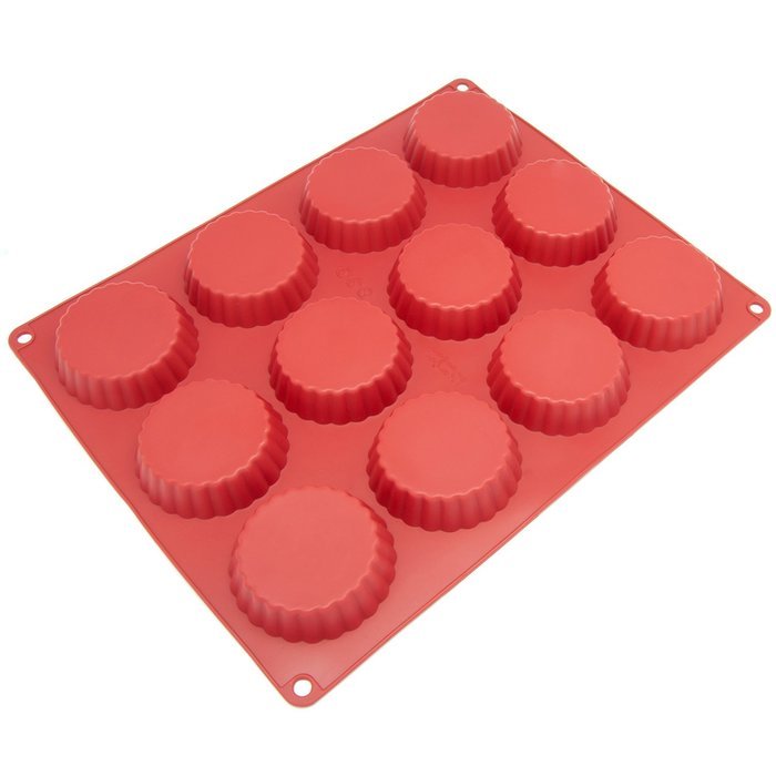 Freshware 12-Cavity Silicone Tartlet Pan N3
