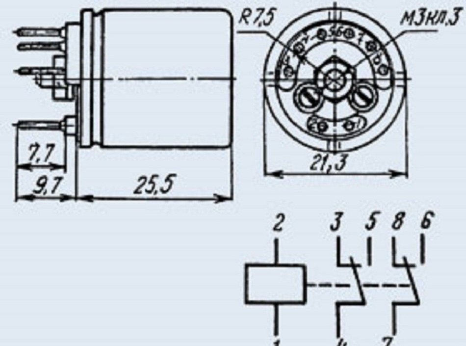 Relay RES-9 00.01 30mA 27V USSR 3 pcs N2