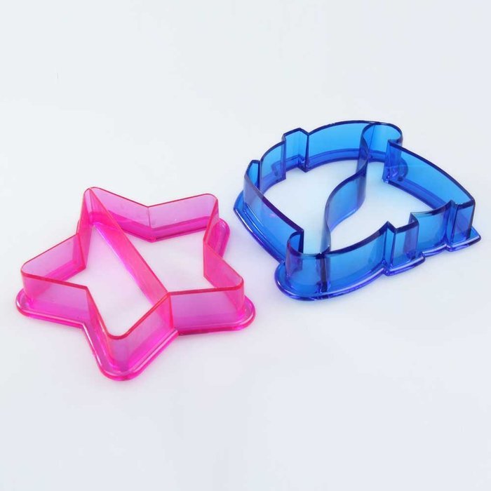 Vktech 5PCS Heart Shape Star Butterfly Elephant Sandwich Maker Bread Mold Mould St N3