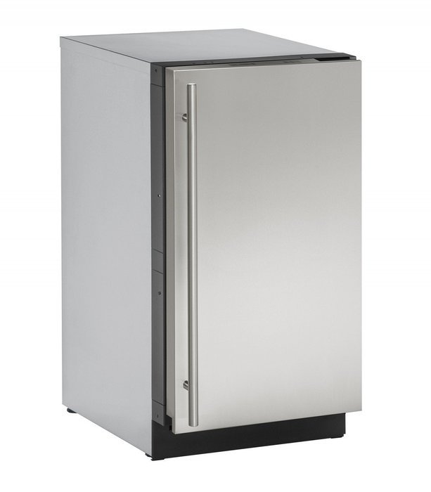 U-Line U3018CLRS40A Built-in Clear Ice Machine, 18", Stainless Steel