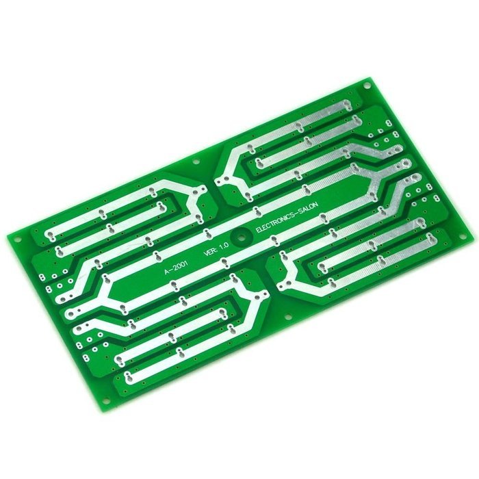 Electronics-Salon 1PCS Capacitor Filter Bare PCB, Support 24pcs D22mm Electrolytic Capacitors. N3