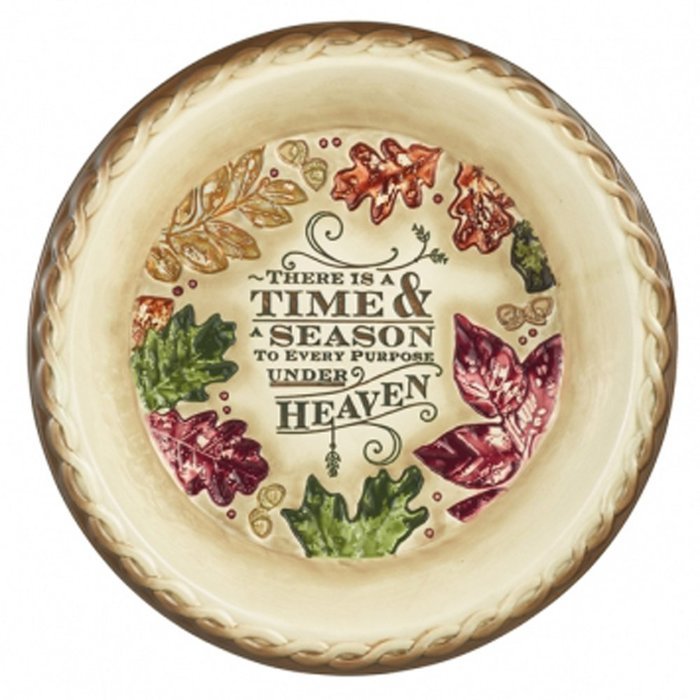 Grasslands Road Autumn Impressions, A Time And Season Pie Plate #470764