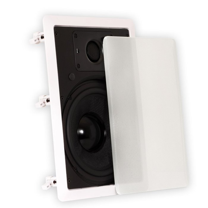 Theater Solutions TSS8W In Wall 8" Speakers Surround Sound Home Theater Deluxe 3 Pair Pack 3TSS8W N3
