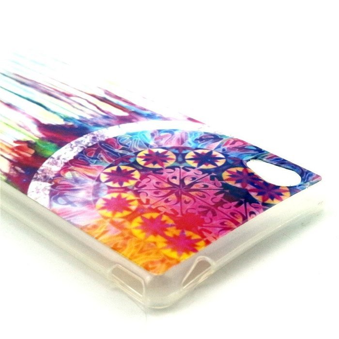 Xperia Z3 Case, Firefish [Shock Absorbent] [Slim Fit] [Anti Slip] Design Clear TPU Gel Silicone Soft Protective... N137