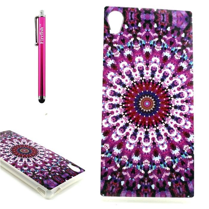 Xperia Z3 Case, Firefish [Shock Absorbent] [Slim Fit] [Anti Slip] Design Clear TPU Gel Silicone Soft Protective... N141