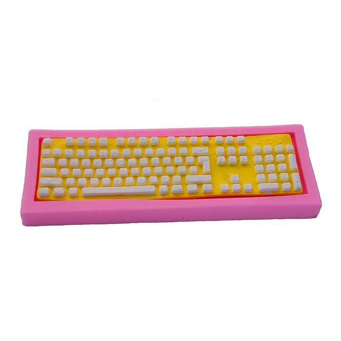 WYD 3D Keyboard Emulation Cake Mold,Handmade Soap Mold,Cake Mold Decorating N2