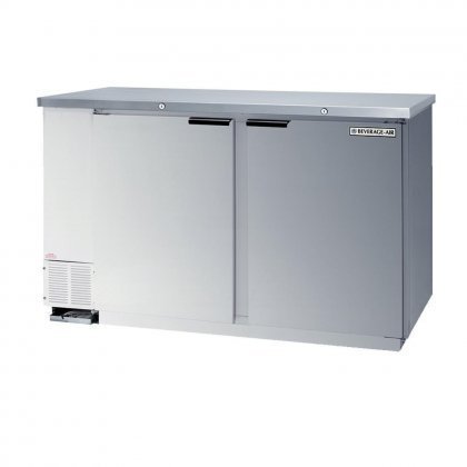 Beverage-Air MS58-1-S 58" Single Sided Milk Cooler in Stainless Steel with Stainless Steel