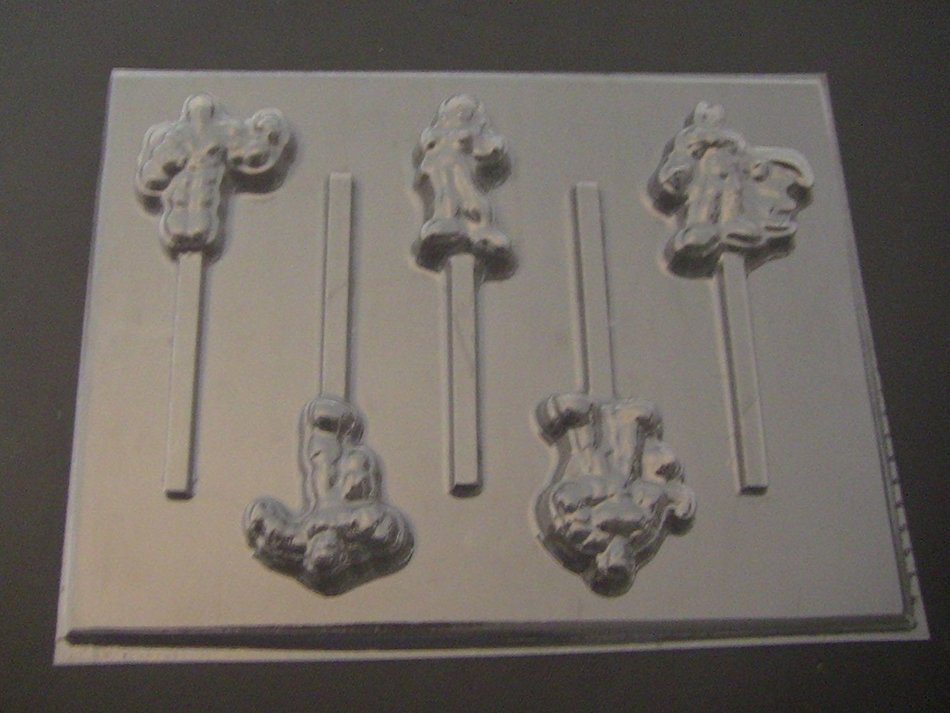 Super Heroes Chocolate Candy Lollipop Mold N2