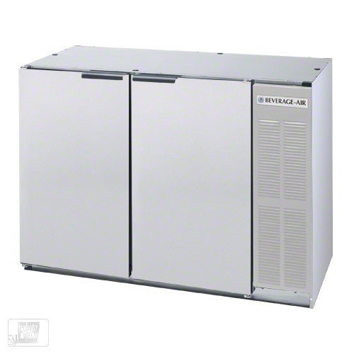 Beverage Air BB48Y-1-S-27 Standard Depth Back Bar Cooler Pass Thru in Black