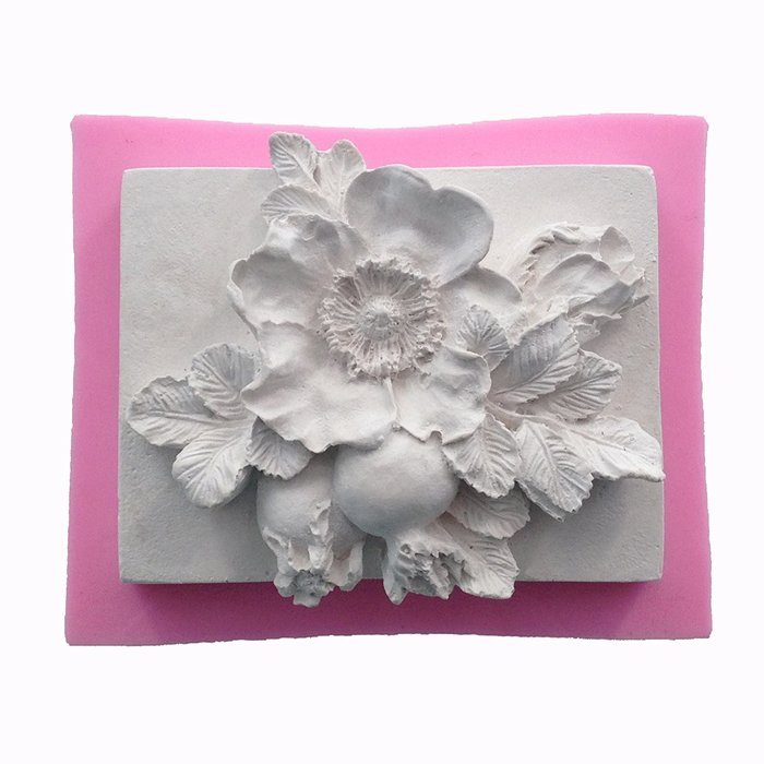 WYD Handmade Soap Mold DIY Rose Silicone Resin Mold Chocolate Cake Mold Silicone Mold Baking Mold N2