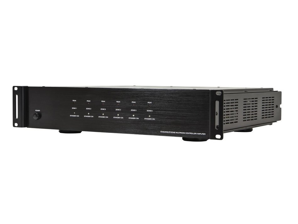 Monoprice 6 Zone Home Audio Multizone Controller and Amplifier Kit (110761) N3