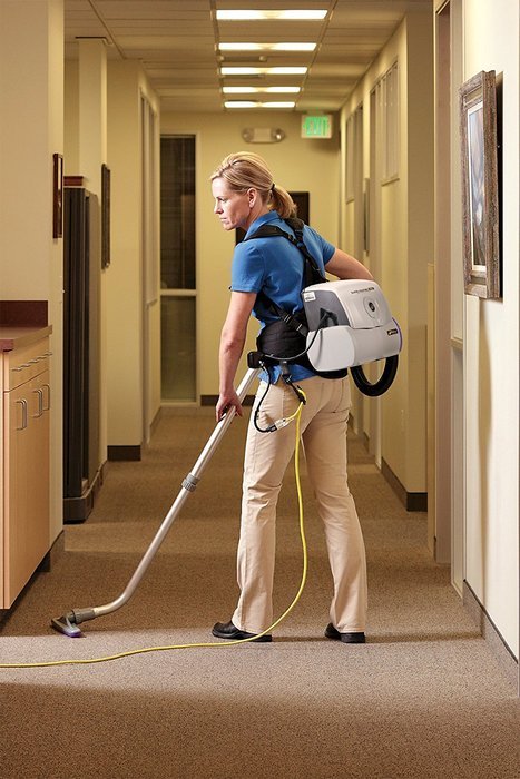 ProTeam Super HalfVac Pro Hip Vacuum / Shoulder Vacuum, Portable Vacuum Cleaner with 14-Inch Xover Floor Tool... N3