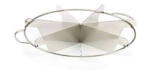 Royal Industries 8-Slice Pie Cutter, Stainless Steel, 10'', Silver