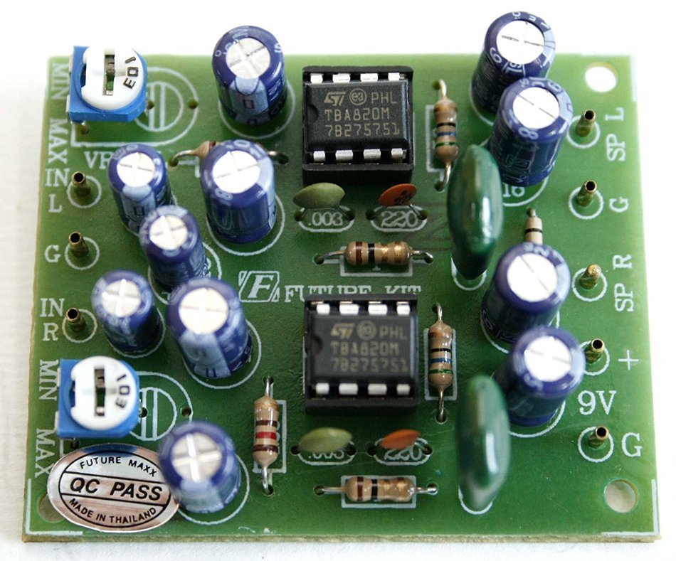 SMALL POWER AMPLIFIER 2W STEREO ASSEMBLED KIT FA603