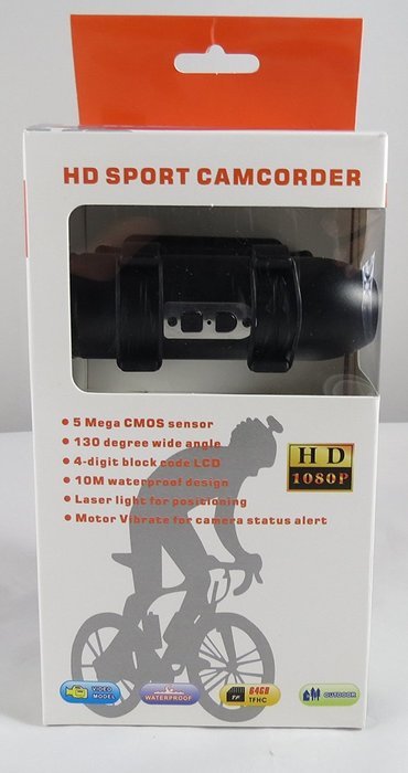HAT882 TechX Sport HD Waterproof Action Video Camera Helmet Surf Extreme