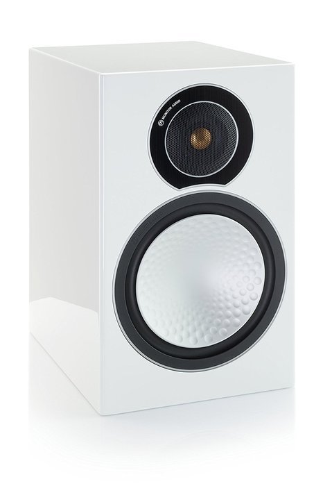 Monitor Audio Silver Series 2 - 2-way Compact Loudspeakers - Pair - Gloss White N2
