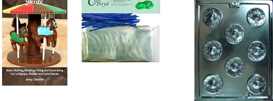 Cybrtrayd D099 Sombrero Chocolate Candy Mold with Exclusive Cybrtrayd Copyrighted Chocolate Molding Instructions N3