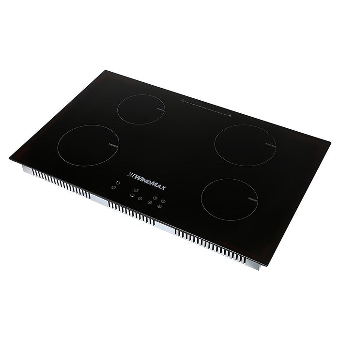 Windmax 31.5" Induction Hob 4 Burners Stove Cooktops Glass Plate Electric Cooker