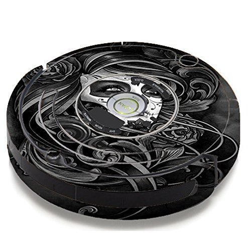 Skin Decal Vinyl Wrap For IRobot Roomba 650 655 Vacuum / Sugar Skull Girl