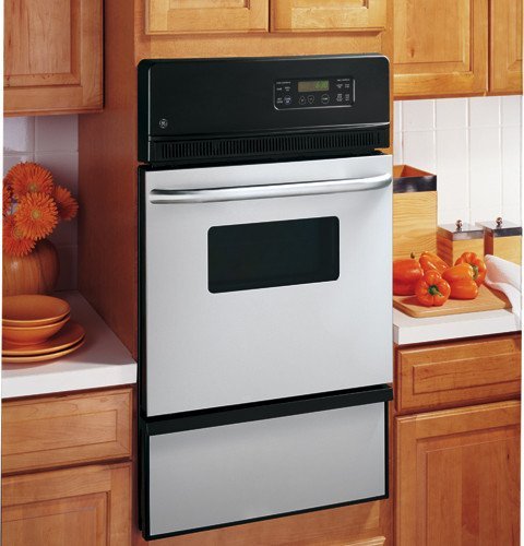 GE JGRP20SENSS 24" Stainless Steel Gas Single Wall Oven
