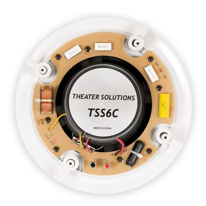 Theater Solutions TSS6C 6.5-Inch In Ceiling Speakers (White) N4