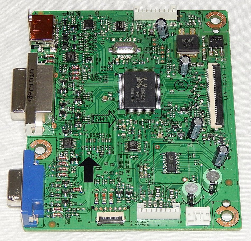 ASUS 4H.0NC01.A03 VE248 LCD Monitor Main Board