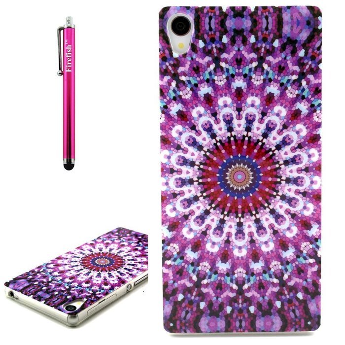 Xperia Z3 Case, Firefish [Shock Absorbent] [Slim Fit] [Anti Slip] Design Clear TPU Gel Silicone Soft Protective... N145
