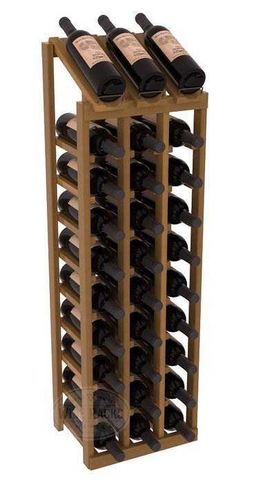Wine Racks America Redwood 3 Column 10 Row Display Top Kit. 13 Stains to Choose From! N2