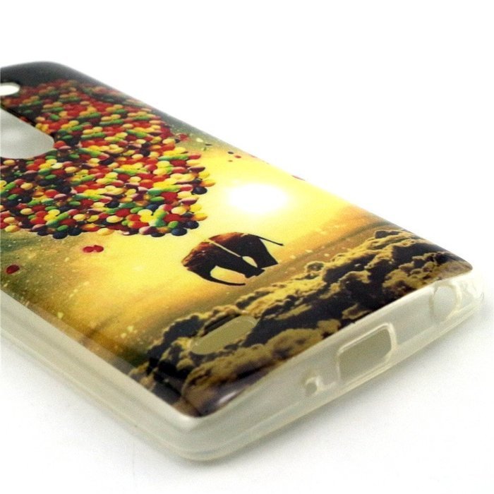 Xperia Z3 Case, Firefish [Shock Absorbent] [Slim Fit] [Anti Slip] Design Clear TPU Gel Silicone Soft Protective... N148