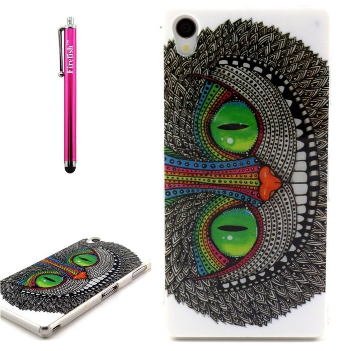 Xperia Z3 Case, Firefish [Shock Absorbent] [Slim Fit] [Anti Slip] Design Clear TPU Gel Silicone Soft Protective... N150