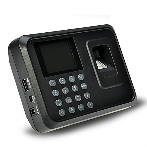 Utility Precision A6 2.4" TFT Fingerprint Time Attendance Clock Employee Payroll Recorder for Company, Hospital... N2