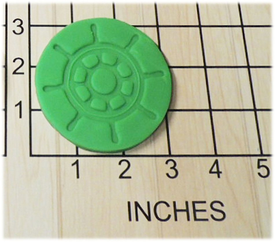 Nautical Captains Ship Wheel Shaped Fondant Cookie Cutter and Stamp #1161 N2