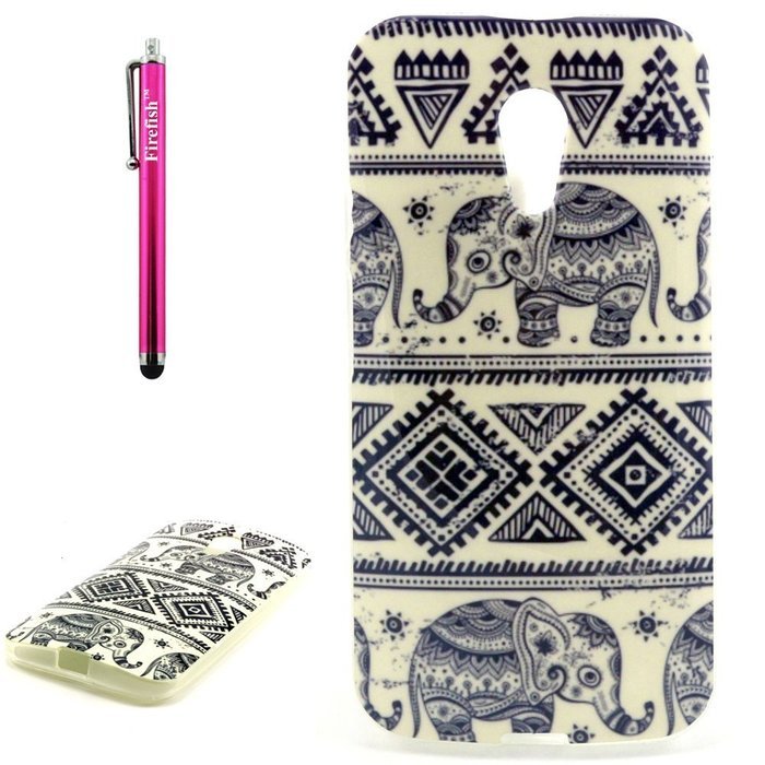 Xperia Z3 Case, Firefish [Shock Absorbent] [Slim Fit] [Anti Slip] Design Clear TPU Gel Silicone Soft Protective... N159