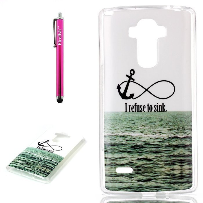 Xperia Z3 Case, Firefish [Shock Absorbent] [Slim Fit] [Anti Slip] Design Clear TPU Gel Silicone Soft Protective... N164