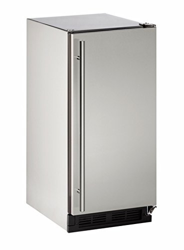 U-Line UBI1215SOD00A Undercounter Crescent Ice Maker, 15", Stainless Steel