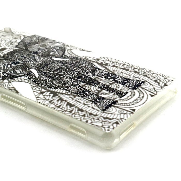 Xperia Z3 Case, Firefish [Shock Absorbent] [Slim Fit] [Anti Slip] Design Clear TPU Gel Silicone Soft Protective... N173