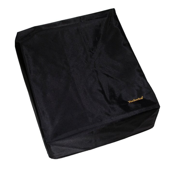 Technics: Mixer Cover - Black / Gold Embroidered